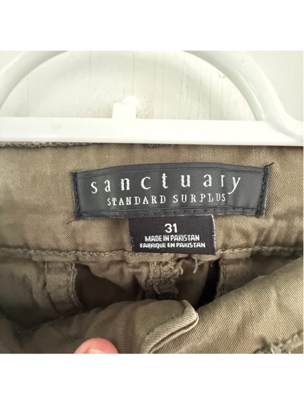 Sanctuary Standard Surplus Cargo Jogger Pants Tan Size 31 - Picture 2 of 6